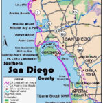 San Diego Beach Map San Diego Mappery