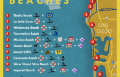San Diego Beaches Map uwishuhad1whenumovedhere San Diego Beach San