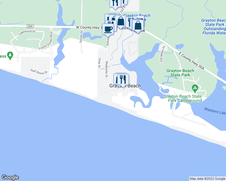 Santa Rosa Beach Fl Map