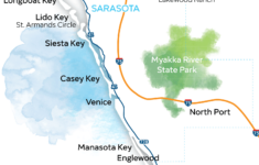 Sarsota Beaches Map Sarasota Florida Gulf Beaches Florida