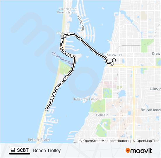 St Pete Beach Trolley Map Beach Map