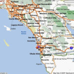 Southern California Beach Cities Map Los Angeles County Orange