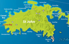 St john map beaches On Island Times US Virgin Islands On Island