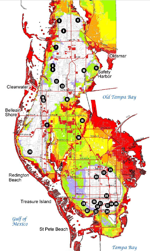 St Pete Flood Zone Neighborhood Maps Michelle L Anderson Realtor