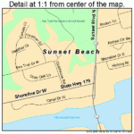 Sunset Beach North Carolina Street Map 3765900