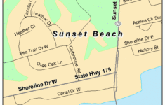 Sunset Beach North Carolina Street Map 3765900