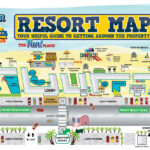 The Resort Map Of The Sandpiper Beacon Beach Resort In Panama City