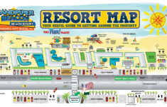 The Resort Map Of The Sandpiper Beacon Beach Resort In Panama City
