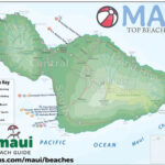 Top 10 Beaches On Maui Best Of Maui Beach Map
