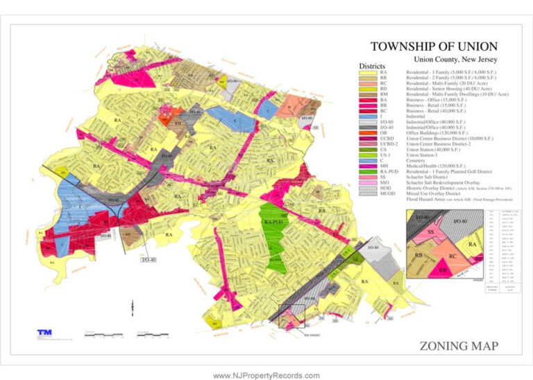 Union Township Zoning Map Smyrna Beach Florida Map Beach Map