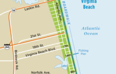 Virginia Beach Boardwalk Map Outer Banks Vacation Guide