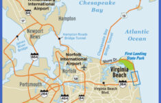 Virginia Beach Map Tourist Attractions ToursMaps