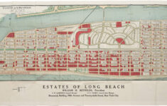Visionary 1907 Plan Of Long Beach New York Rare Antique Maps