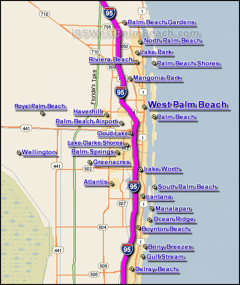 West Palm Beach Map Pdf