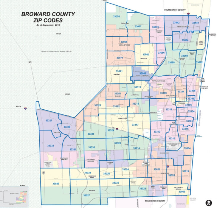 Palm Beach County Map By Zip Code