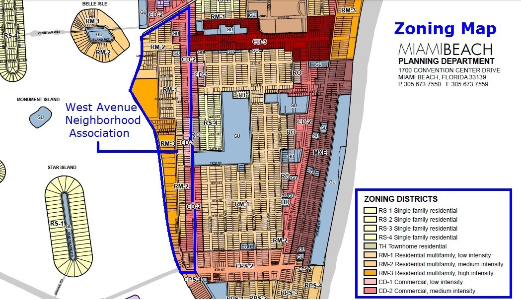 Zoning Maps West Avenue Neighborhood Association WAvNA 