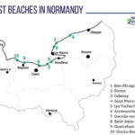 10 Tourism Maps Of Normandy (Beaches, Villages) Within Beaches Of Normandy France Map