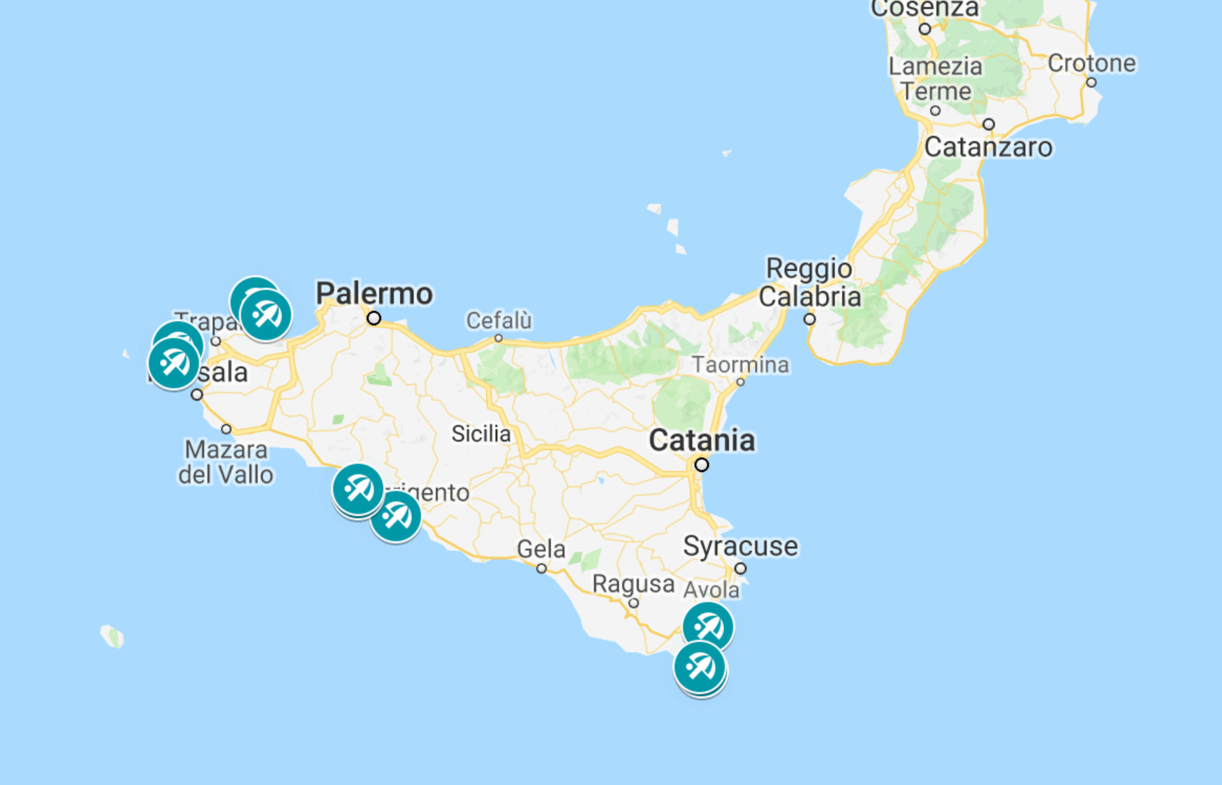 12 Beautiful Beaches In Sicily + Map To Find Them - Follow Me Away for Best Beaches in Sicily Map