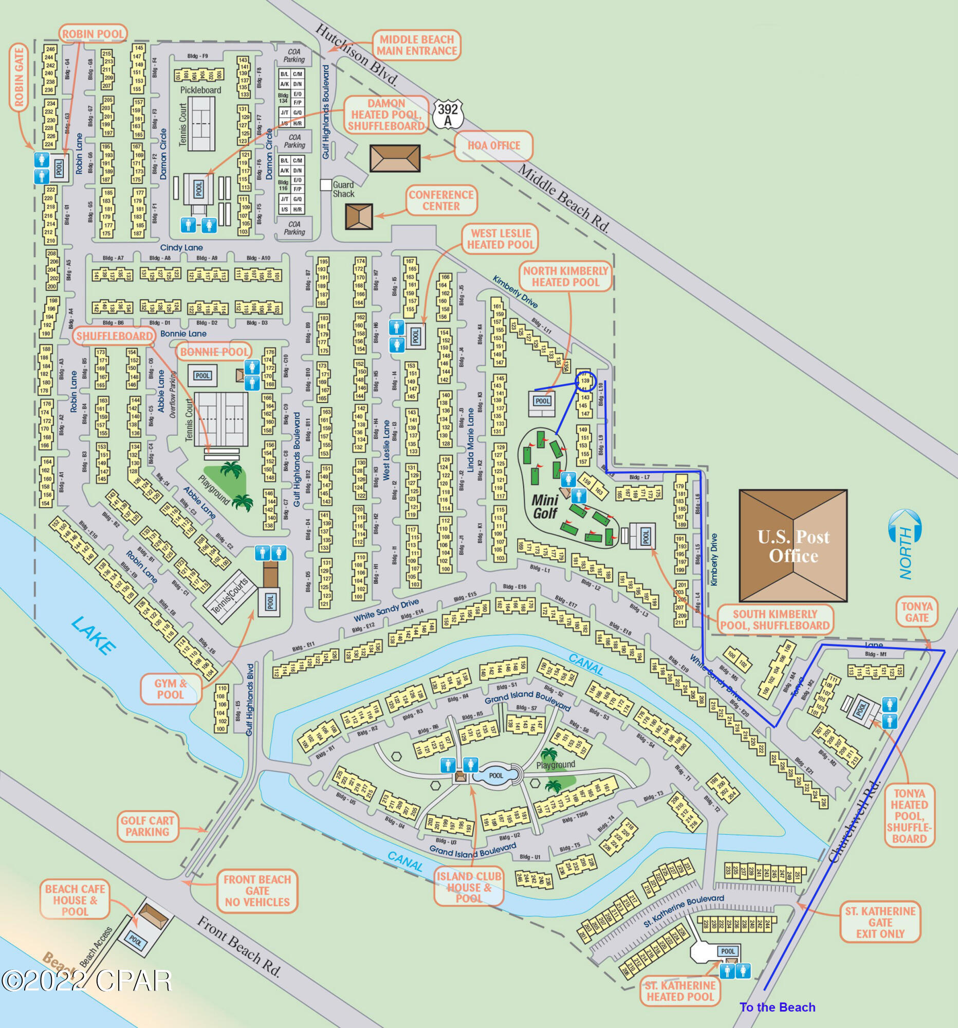 129 Gulf Highlands Boulevard throughout Gulf Highlands Beach Resort Map