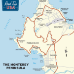 17 Mile Drive And The Lone Cypress, Pebble Beach | Road Trip Usa Regarding Map Of California Pebble Beach