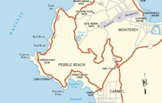 17-Mile Drive And The Lone Cypress, Pebble Beach | Road Trip Usa regarding Map Of California Pebble Beach