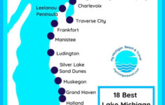 18 Best Lake Michigan Beach Towns - My Michigan Beach And Travel for Lake Michigan Beaches Michigan Map