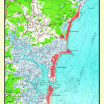 1966 Map Of Hampton Beach New Hampshire In Map Of Hampton Beach Nh