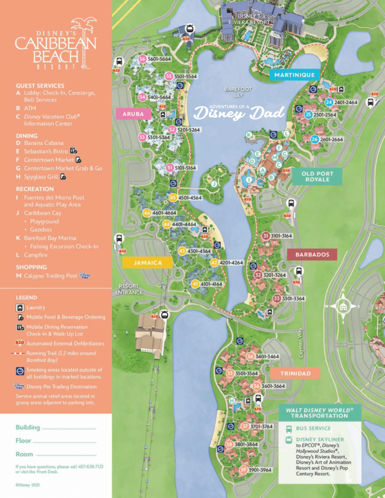 2025 Disney&amp;#039;S Caribbean Beach Resort Map - Www regarding Caribbean Beach Resort Map 2024