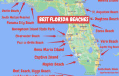 22 Best Beaches In Florida To Visit In 2025 (+Map) within Map Of Florida Gulf Coast Beach Cities