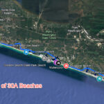 30A Beaches: A Coastal Paradise Unveiled   5Tides Llc Within Map Of 30A Florida Beaches