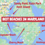 7 Best Beaches In Maryland To You Should Visit When In The State With Regard To Map Of Beaches In Maryland
