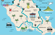 8 Oahu Maps With Points Of Interest with regard to North Shore Oahu Map Beaches