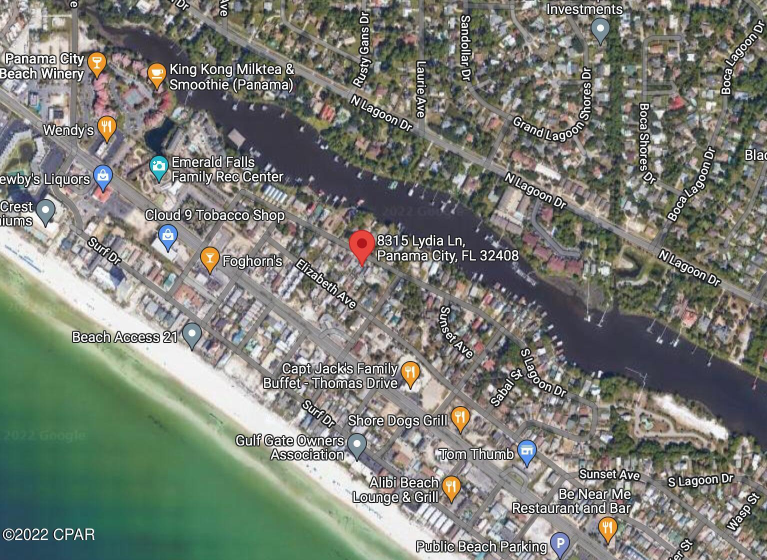 8315 Lydia Ln, Panama City Beach, Fl 32408 | Mls #723752 | Compass in Google Maps Panama City Beach