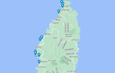 9 Incredible Beaches In St. Lucia For Epic Beach Bumming intended for Map Of St Lucia Beaches