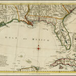 A Map Of East And West Florida, Georgia And Louisiana, With The Throughout Map Of East Coast Of Florida And Georgia