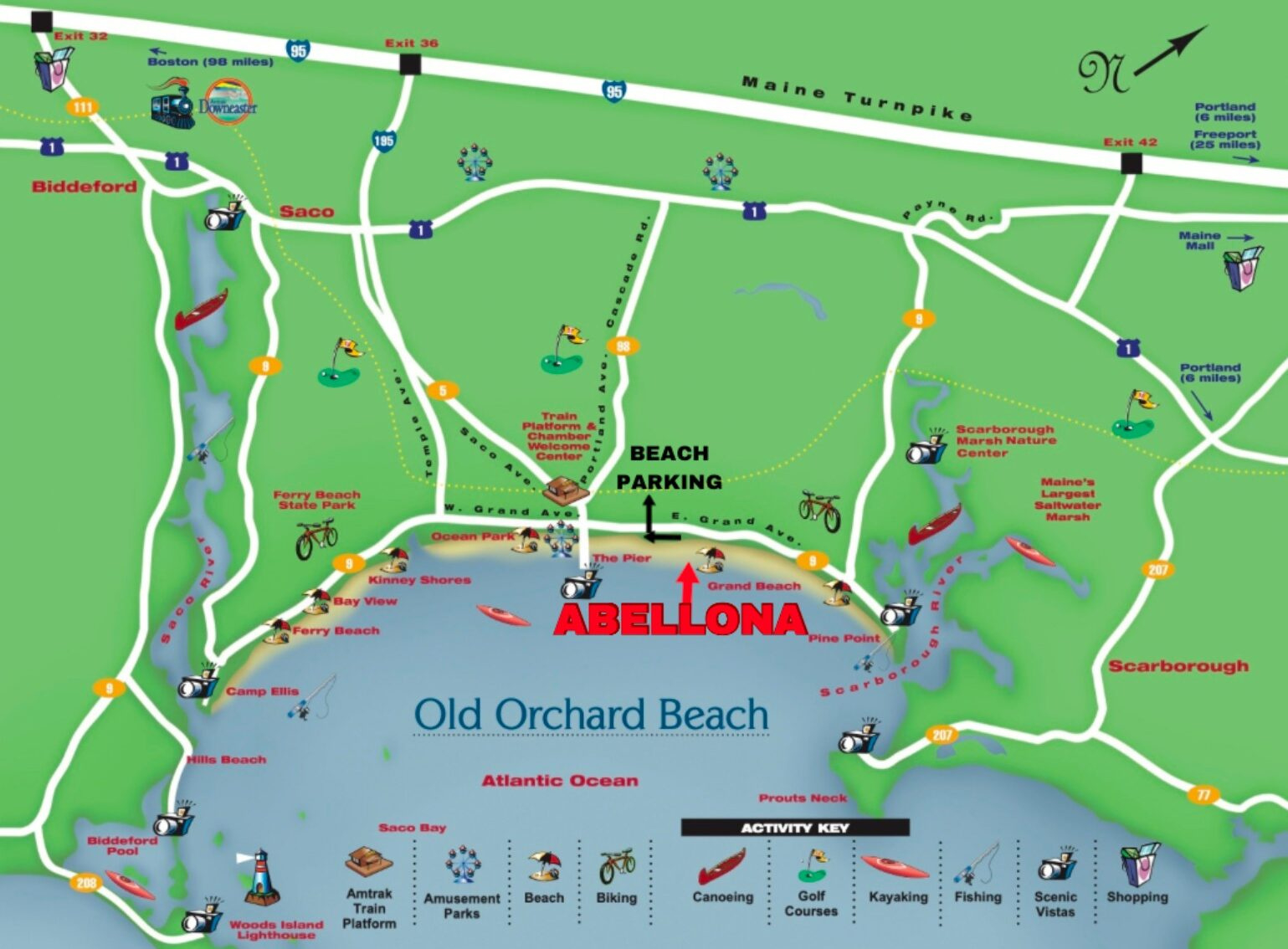 Abellona Inn &amp;amp; Suites | Hotel At Old Orchard Beach, Maine for Map of Old Orchard Beach Me