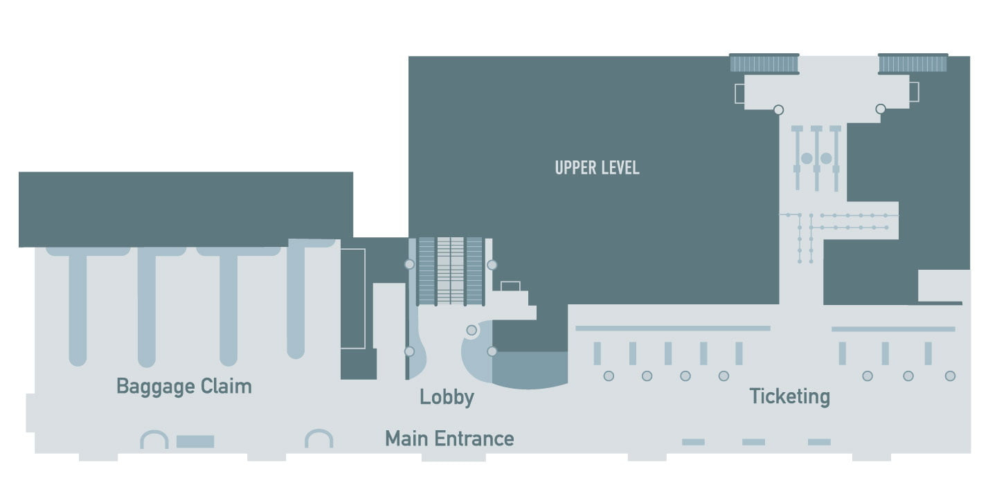 Airport Map - Myrtle Beach International Airport throughout Myrtle Beach International Airport Map