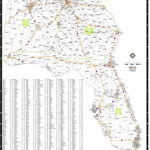 Alabama, Georgia And Florida Territory Planner Wall Mapmapshop With Map Of East Coast Of Florida And Georgia