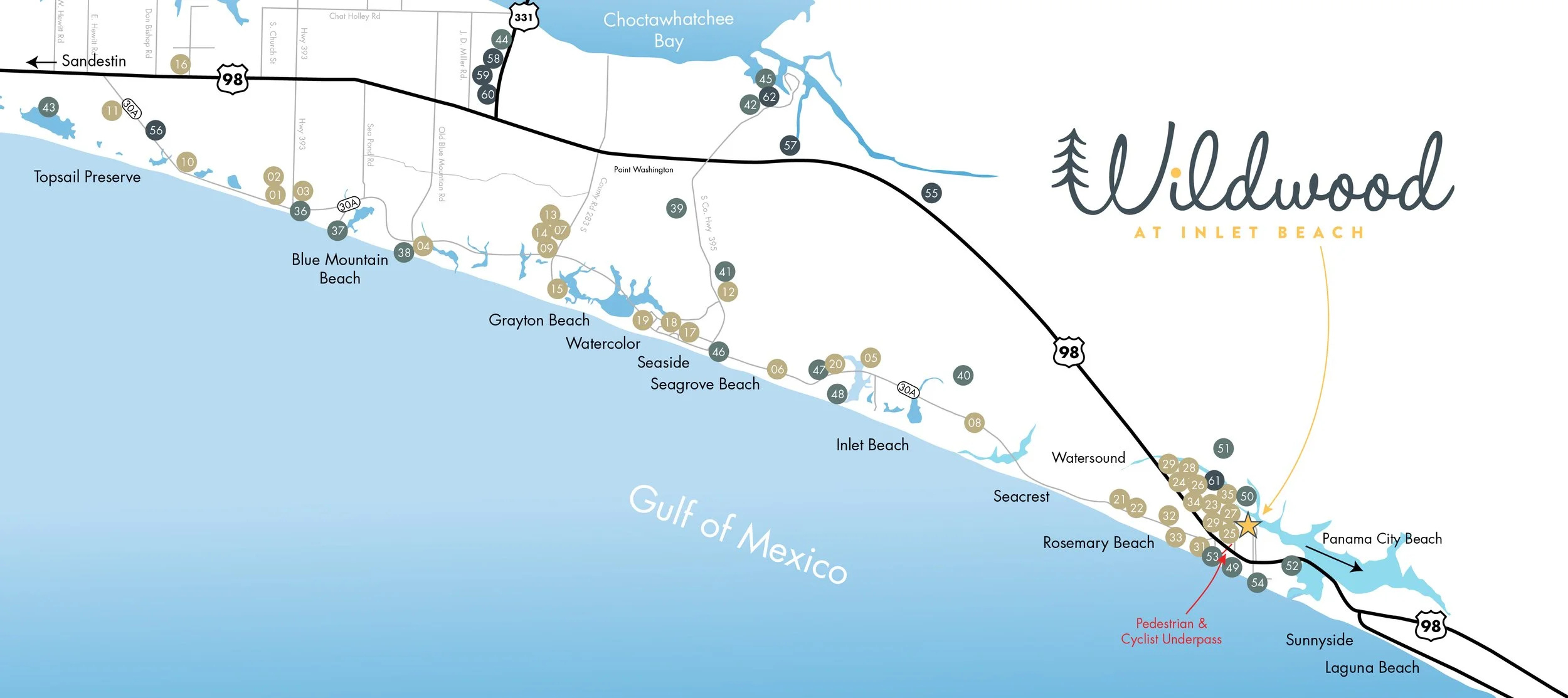 Area Attractions | Discover Local Attractions—Explore Now with Map Of Inlet Beach Florida