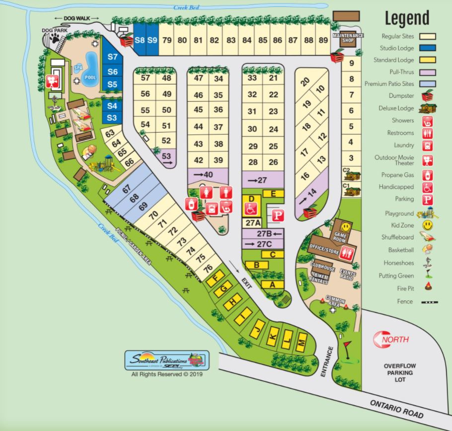 Avila/Pismo Beach Koa - Delivered Rv Rentals regarding Pismo North Beach Campground Map