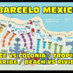 Barcelo Maya Palace Vs Tropical & Colonial Vs Caribe & Beach Vs Riviera  Explained Review & Tour Inside Mapa Barcelo Maya Beach Resort