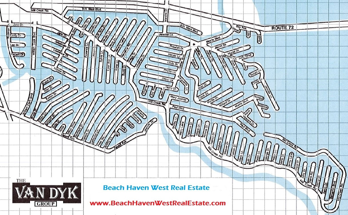 Beach Haven West Map | Beach Haven West Real Estate | Beach Haven with Map of Beach Haven Nj