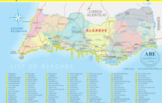 Beaches • Algarverealestateare with Map Of Best Beaches In Portugal