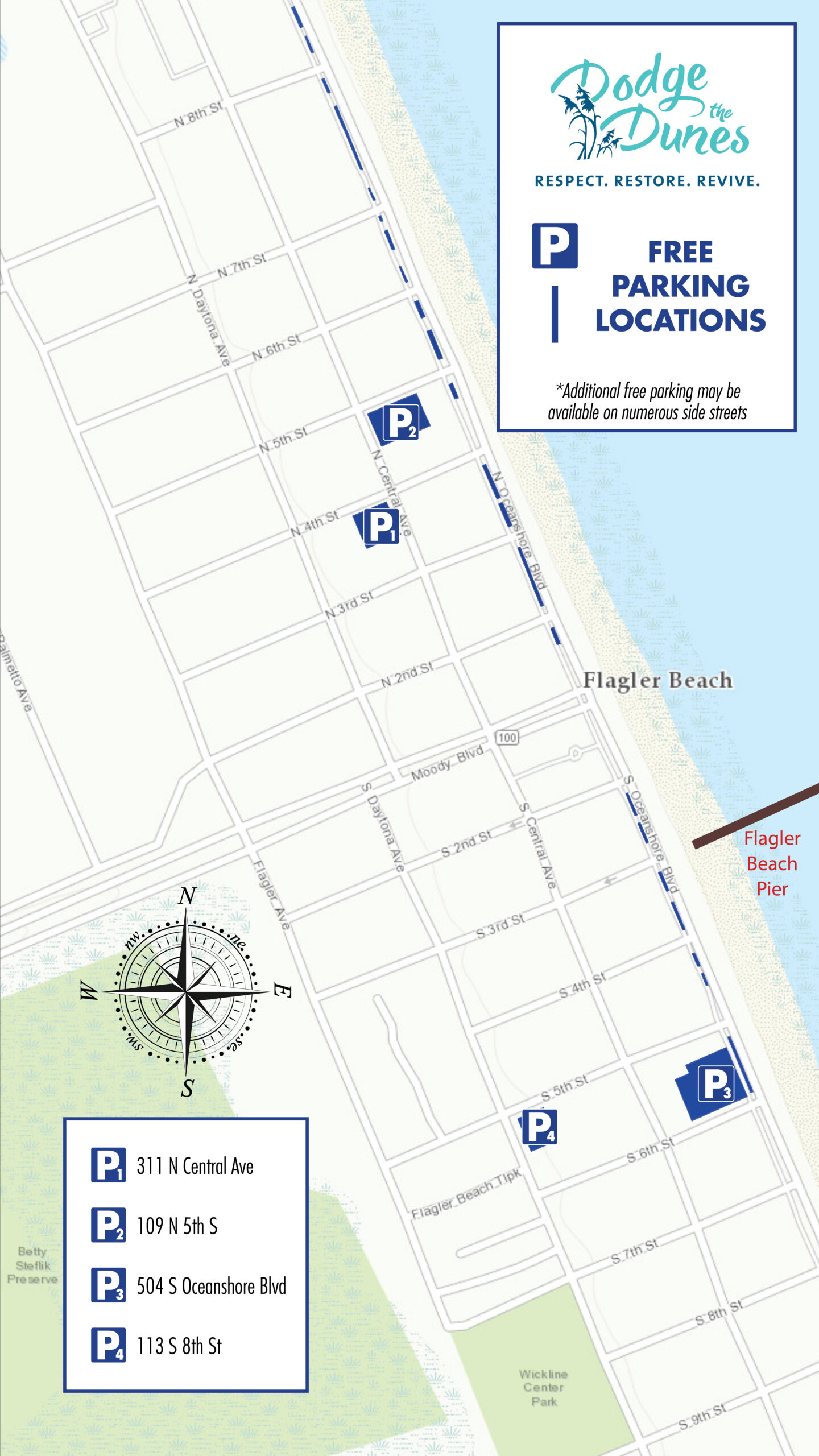 Beaches In Flagler County, Fl | Pet-Friendly, Tips &amp;amp; Bonfires throughout Map Of Flagler Beach Fl