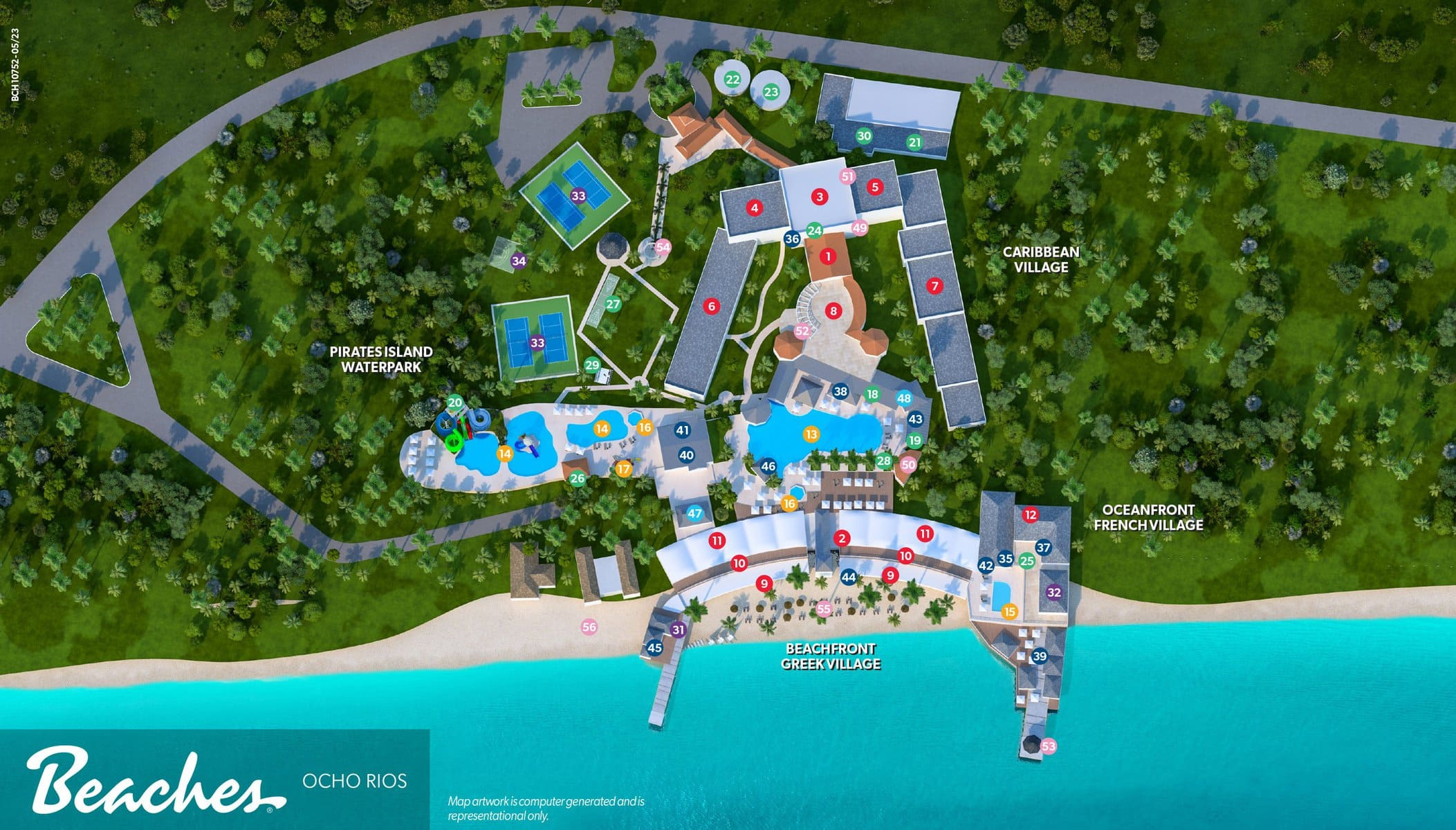 Beaches Resort Locations - 2025 Maps for Beaches Turks and Caicos Map of Resort