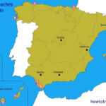 Best Beaches In Spain Map   Map Of Best Beaches In Spain (Southern Within Best Beaches In Spain Map