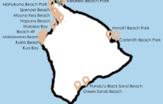 Best Beaches On The Big Island Of Hawai'I for Big Island Black Sand Beach Map