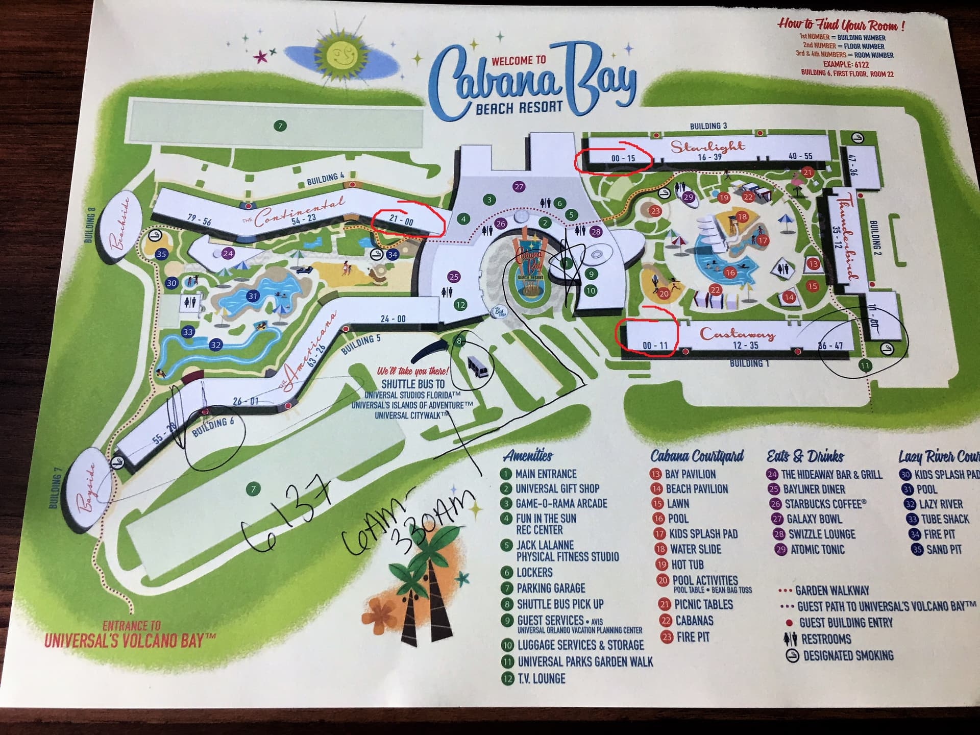 Best Cabana Bay Room Location - Accommodations - Touringplans regarding Cabana Bay Beach Resort Map