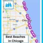 Best Chicago Beaches With Map   Little Chicago Guide Throughout Map Of Beaches In Chicago