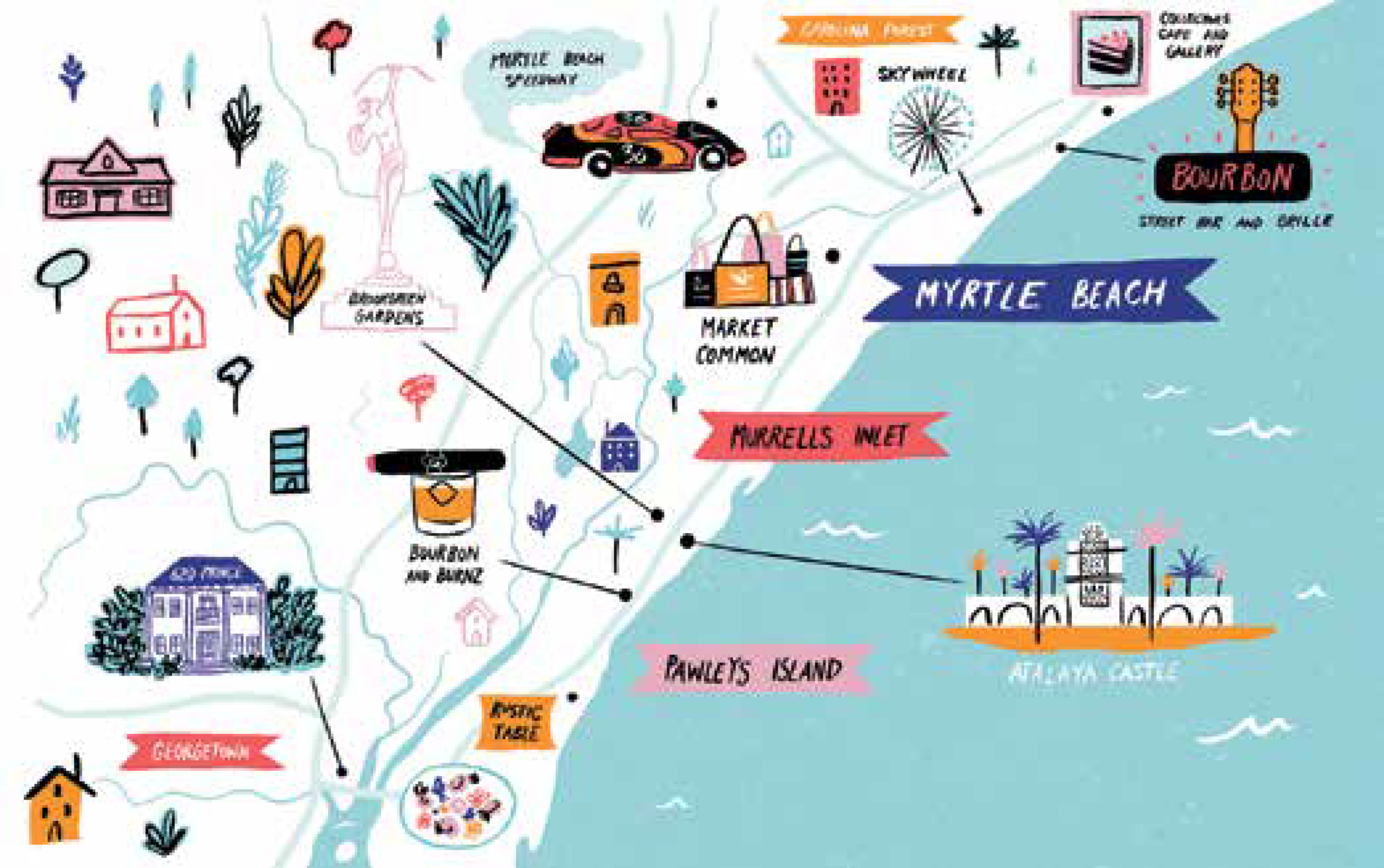 Beyond The Links: The Hidden Gems Of Myrtle Beach (Re:porter pertaining to Myrtle Beach Tourist Attractions Map